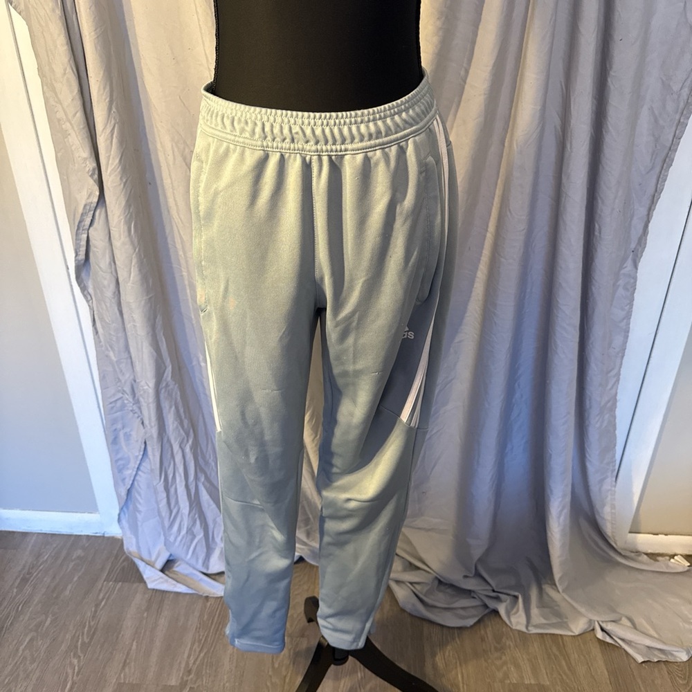 Adidas Gray Athletic Track Pants